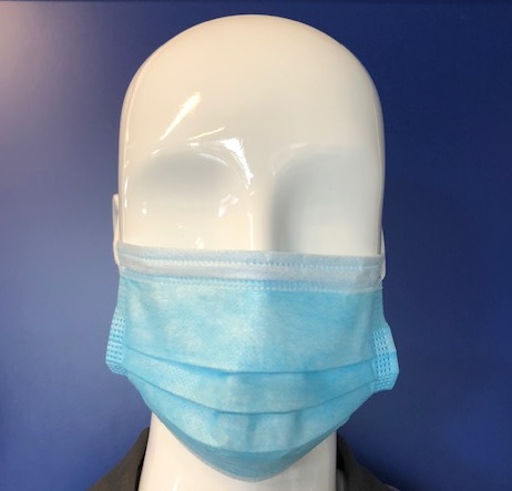 Masques chirurgicaux 3 plis &agrave; usage unique