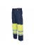 Pantalon multirisque ATEX haute visibilité jaune fluo/Bleu Marine