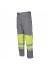 Pantalon multirisque ATEX haute visibilité jaune fluo/Gris