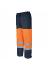 Pantalon multirisque ATEX intempéries haute visibilité orange fluo/Bleu Marine