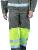 Pantalon multirisque ATEX haute visibilit&eacute; jaune fluo/Gris