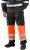 Pantalon multirisque ATEX haute visibilit&eacute; orange fluo/Bleu Marine